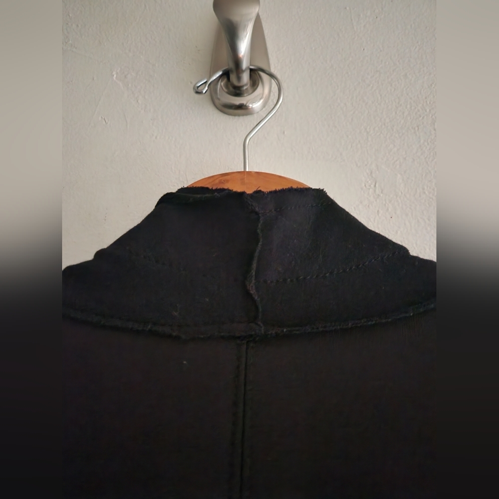 Dolce Ragazza Mixed Material Open Front Jacket - Picture 6 of 7